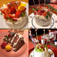 自家製ホールケーキの参考写真