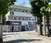 駅からPooleへの途中の道順